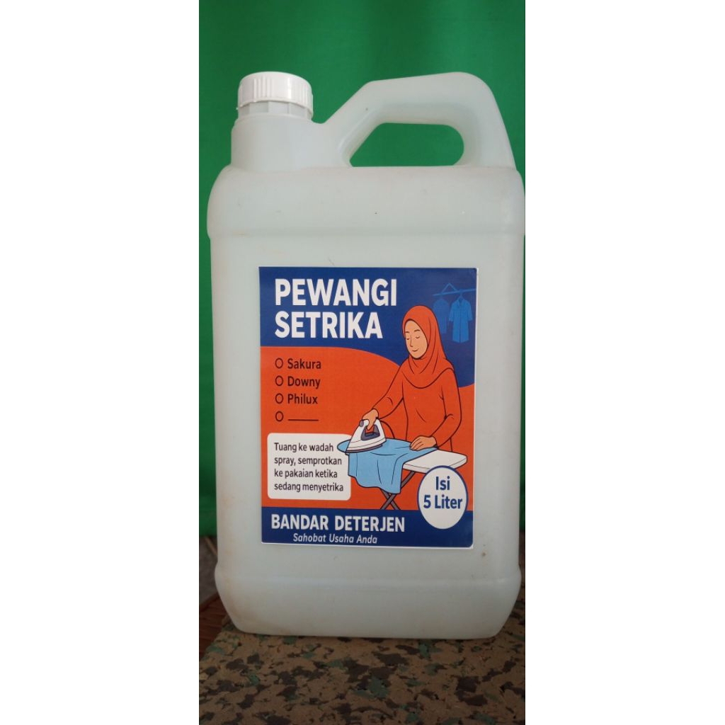 Pewangi Parfum Setrika Laundry 5 Liter Sakura, Downey, Philux
