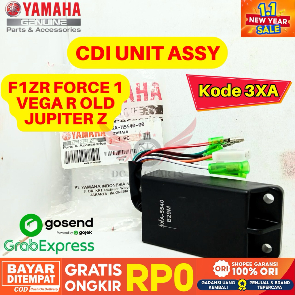 3XA CDI UNIT ASSY F1ZR FIZR ORIGINAL YAMAHA GENUINE PARTS, CDI ORIGINAL FORCE ONE, CDI F1ZR, CDI FOR