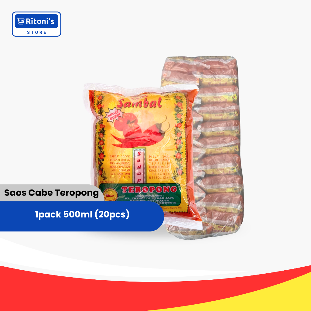 Saos Sambal Teropong 500ml - Saus Bantal (1 Bal)