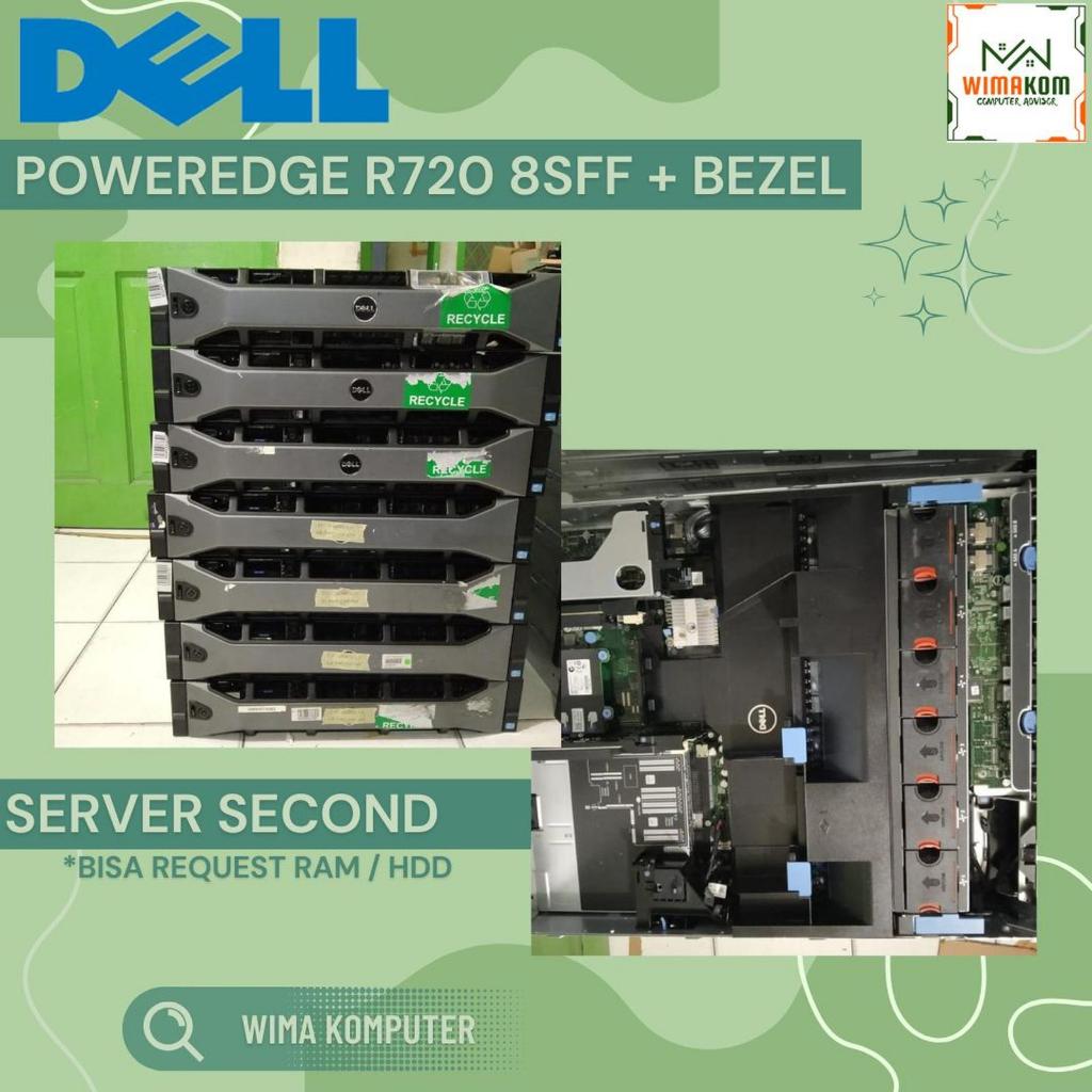 Server Dell R720 Xeon 40 Core RAM 128Gb HDD 2x600GB SIAP PAKAI BERGARANSI (N)