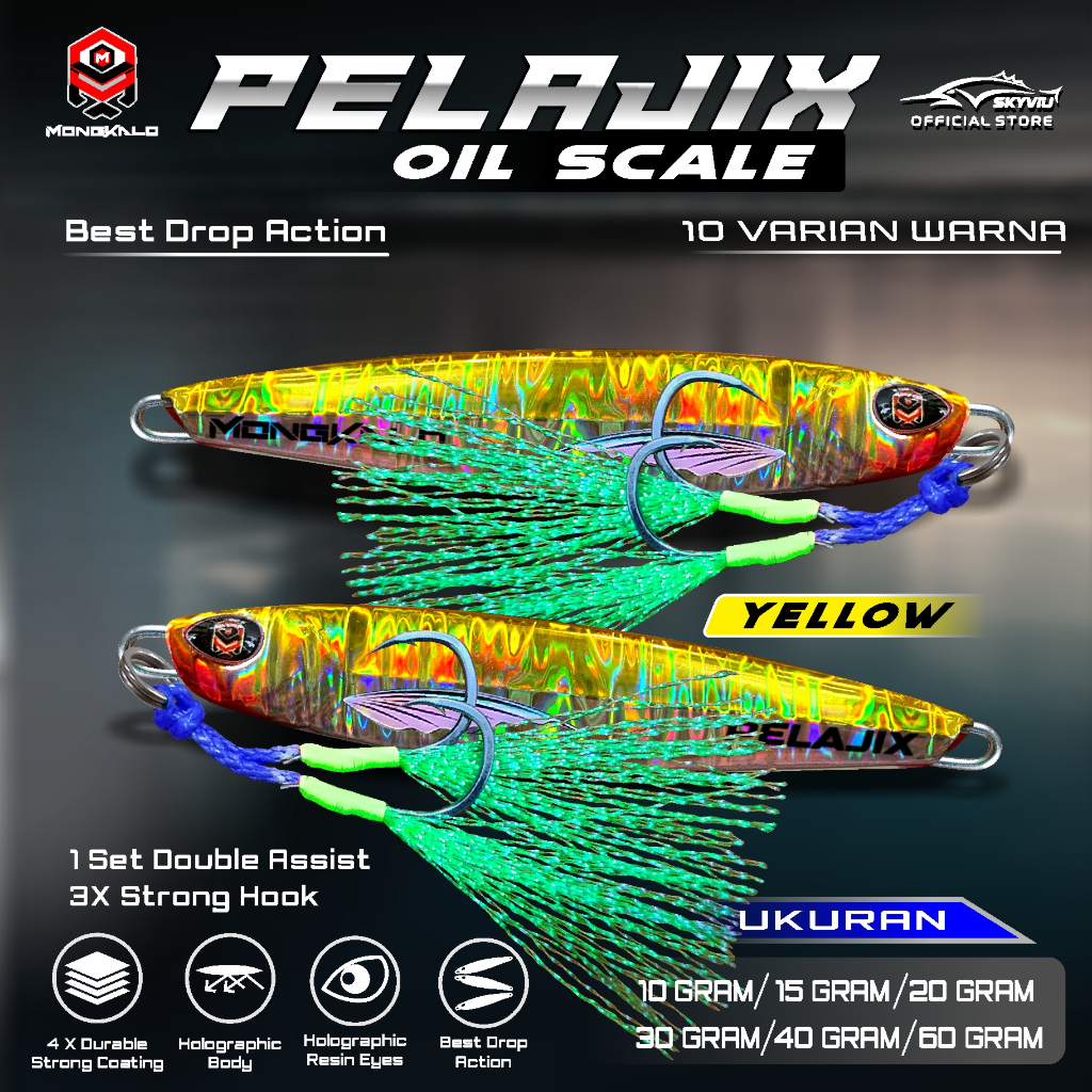 Mongkalo Pelajix Minyak noGID noMotif Candy 60 Kuning