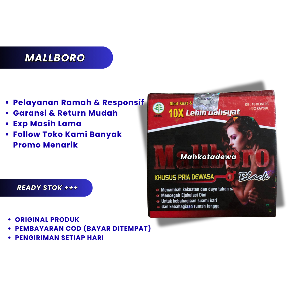 Kapsul Mallboro Original 100%