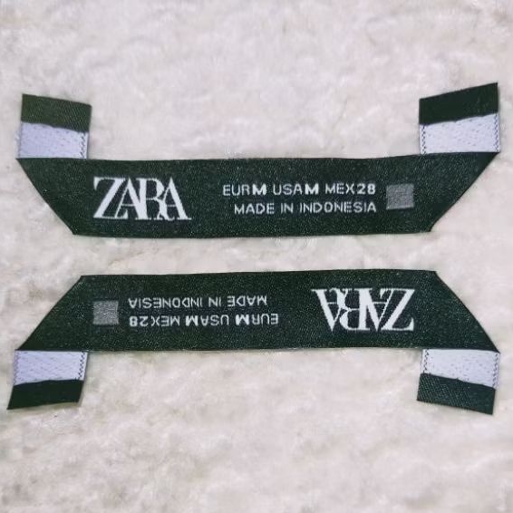 tag zara label size misc