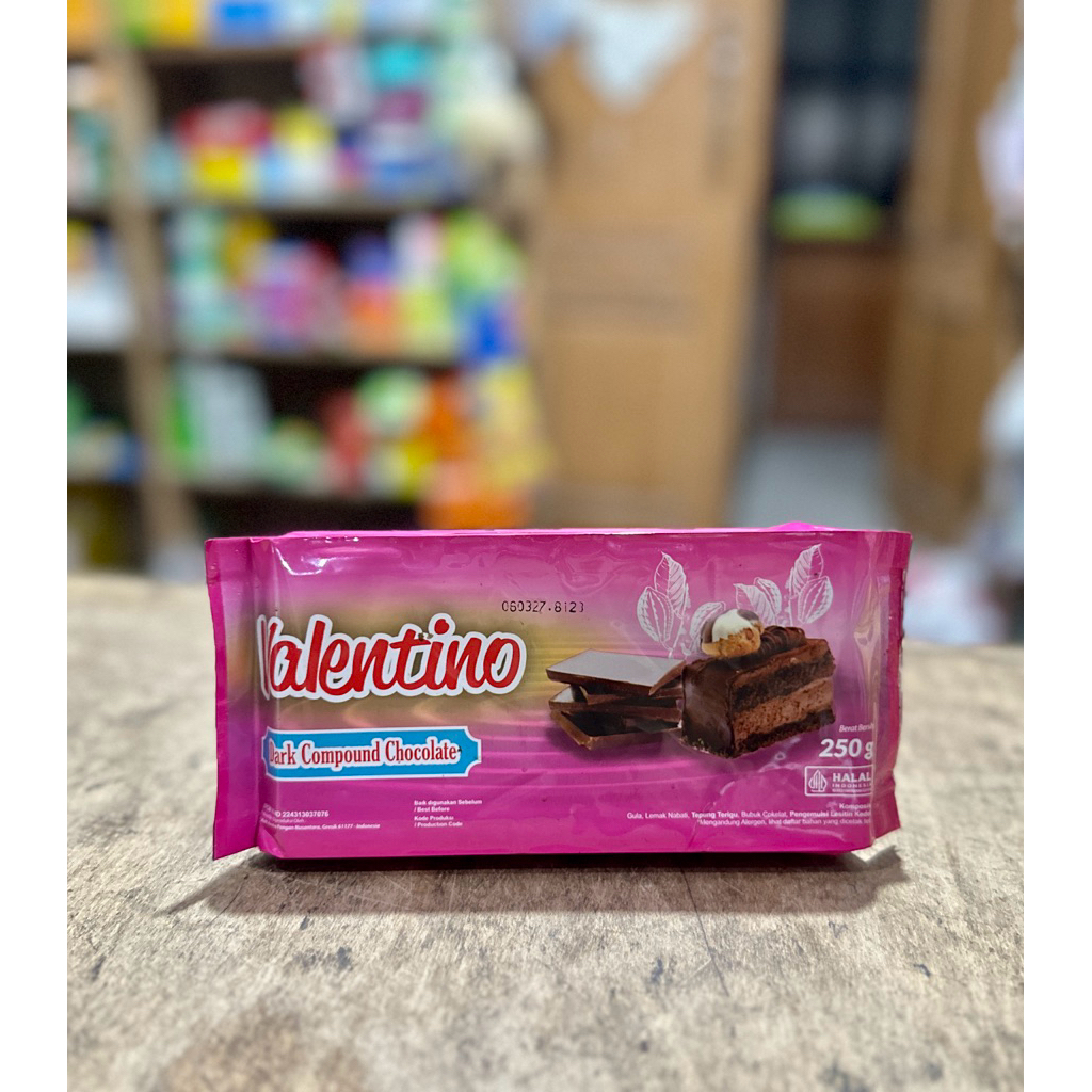 VALENTINO COKELAT BATANG 250gr
