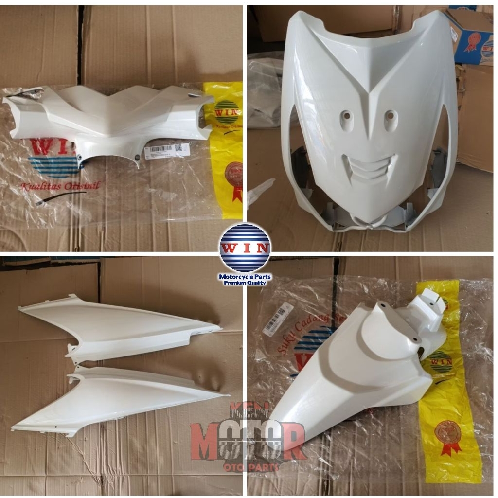 Kap Cover Body Halus Beat Karbu Putih ECERAN