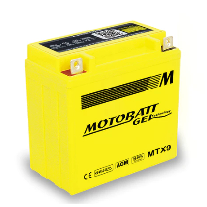 Aki Motobatt Gel MTX9 - 9Ah  Thunder 125 150 Vespa Excel