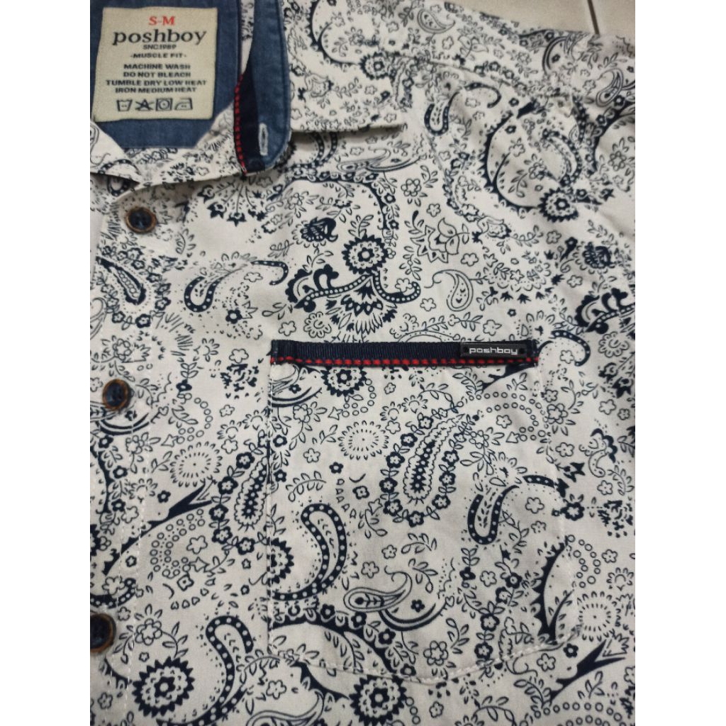 Kemeja Pria Poshboy lengan pendek