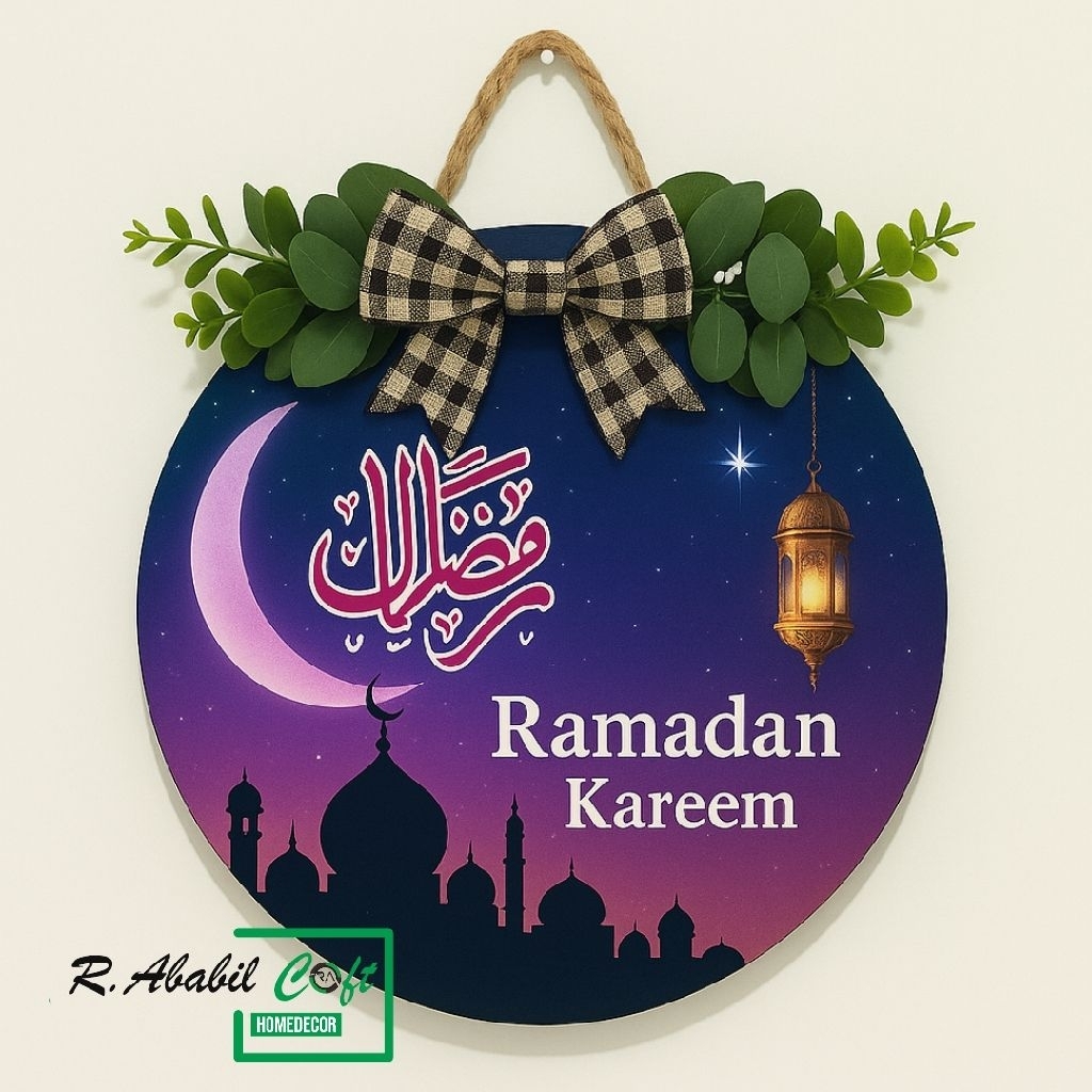 Hiasan dinding Menyambut Ramadhan Hiasan pintu hari raya | Ramadhan  Kareem Ramadhan Ornamen Ramadha