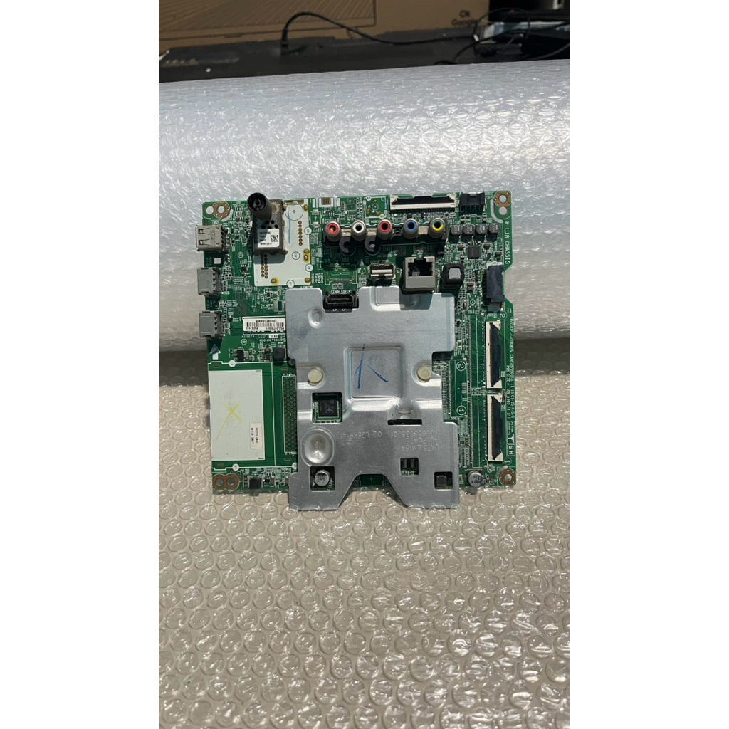 MB TV LG 43UK6300 - MAINBOARD TV LED LG 43UK6300PTE soket atas