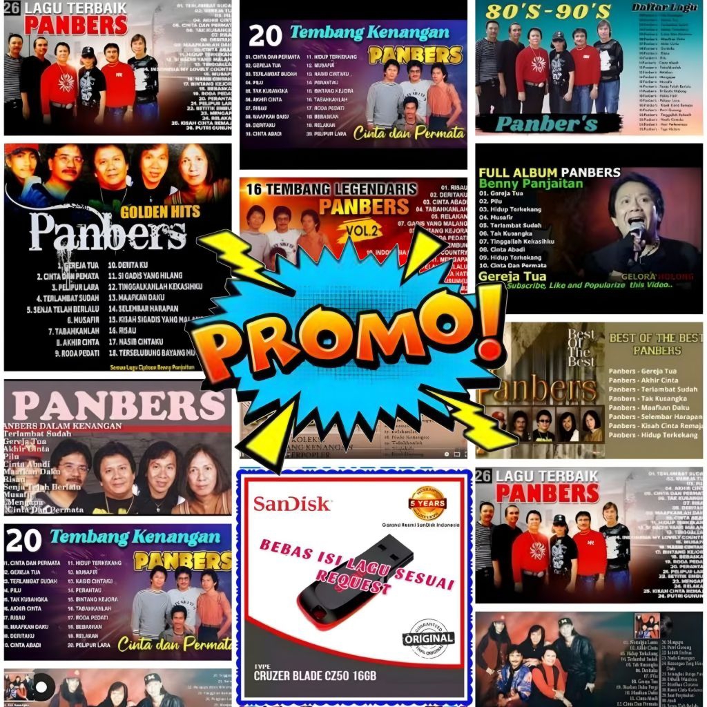 PROMO USB MOBIL MUSIK MP3 LAGU PANBERS TERPOPULER LAGU PANBERS FULL ALBUM - LAGU KENANGAN - BISA DI 