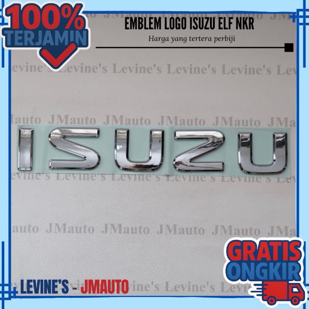 emblem logo ISUZU depan Elf NKR55 NKR71 Traga NMR71 / simbol isuzu / emblem Isuzu / logo elf depan /