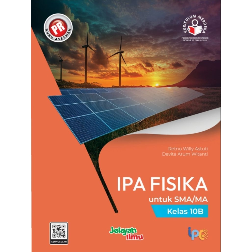 Buku lks pr interaktif kurikulum merdeka IPA fisika kelas X, 10 semester 2 tahun 2025 Intan Pariwara
