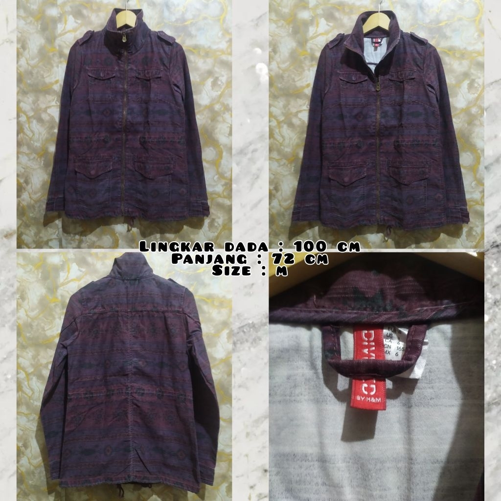 Jaket Parka Warna Camo Navajo Second Original.