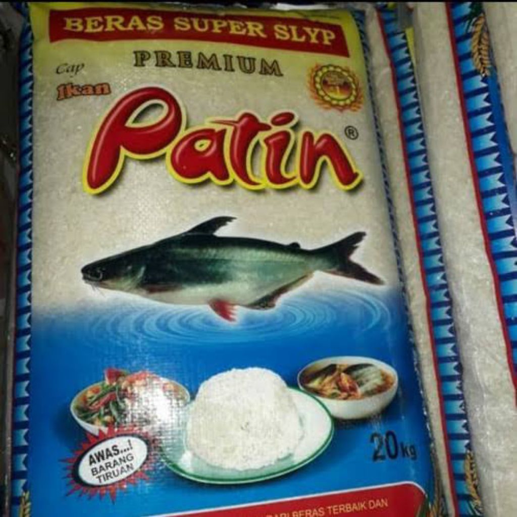 1 KARUNG BERAS PREMIUM PATIN 20 KG (GRATIS ONGKIR INSTAN)