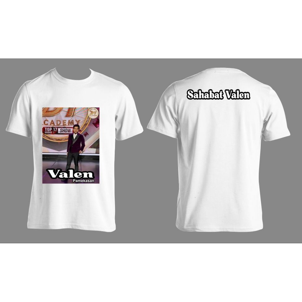 Kaos Valen Dangdut Academy Indosiar Kaos T-shirt Pria Wanita