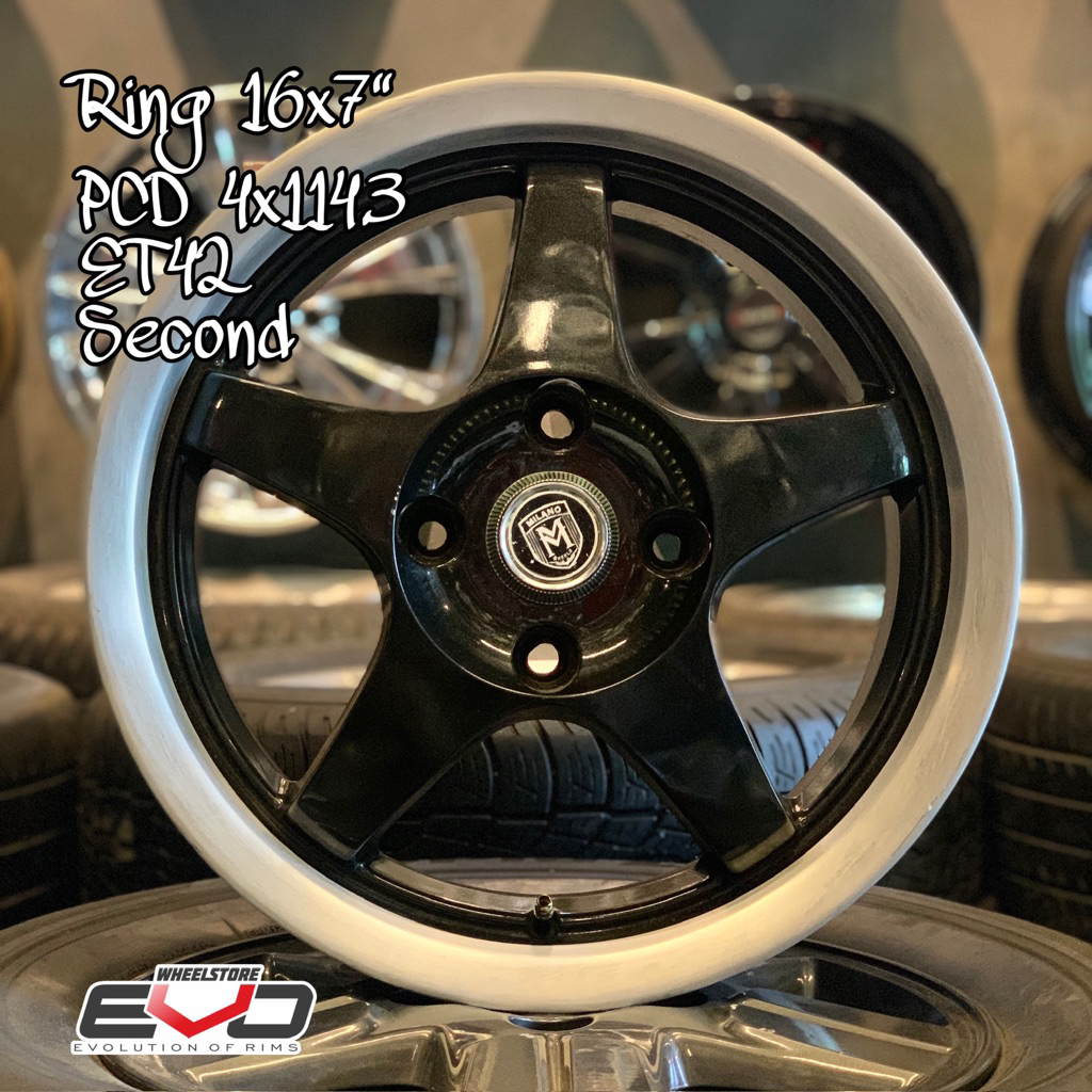 VELG MOBIL BEKAS RING 16x7" PCD 4x114,3 ET42 (avanza xenia livina carry pickup dll)