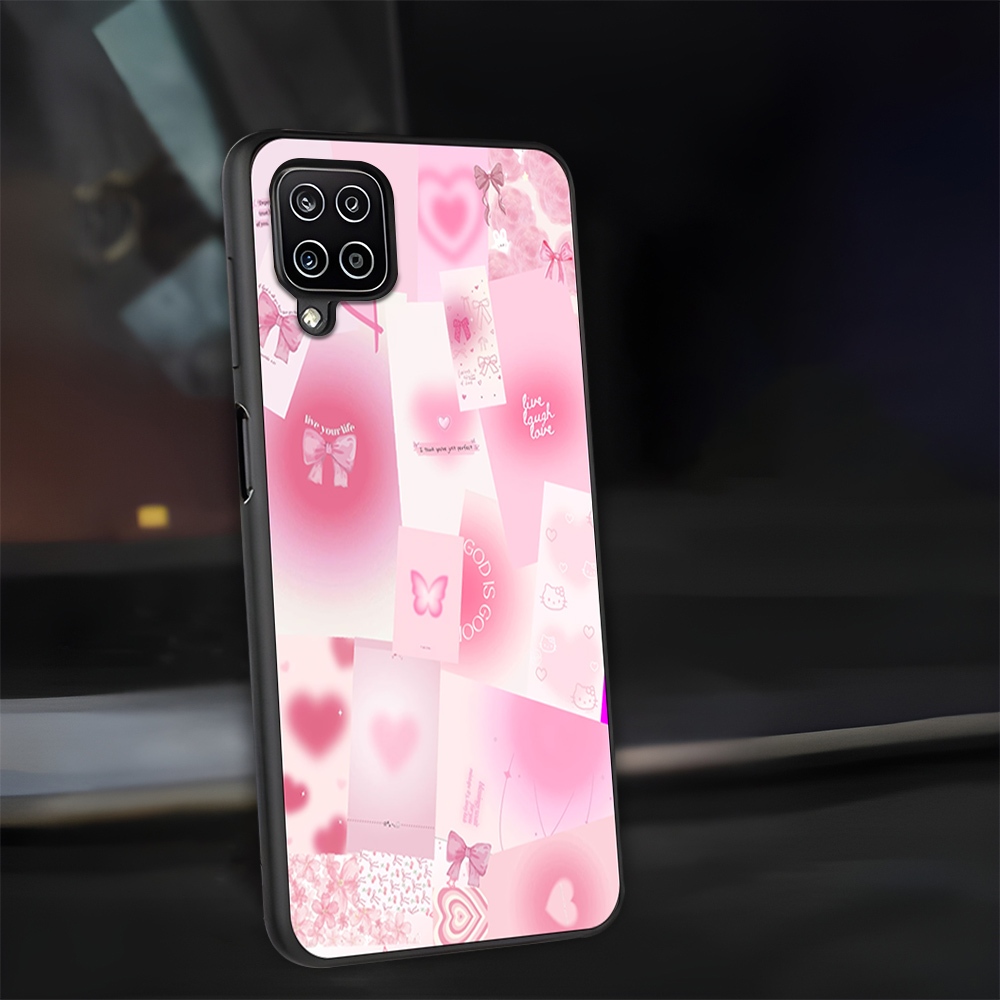 Case Glossy Kilau Samsung A22 M22 4G A12 M12 M32 [AA22]motif lucu | Kesing Samsung HD Pic | Casing H