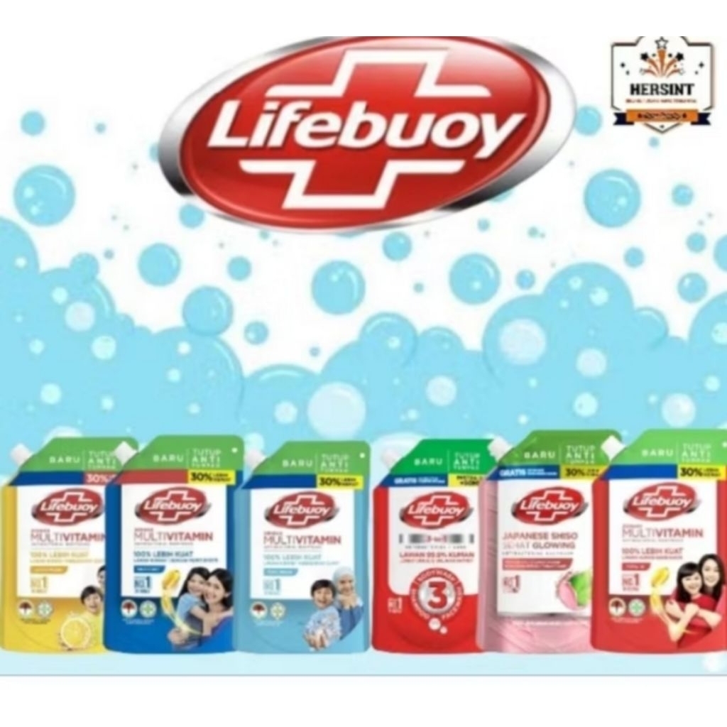 Sabun Cair Lifebuoy 400ml Japanese siso, yogurt care