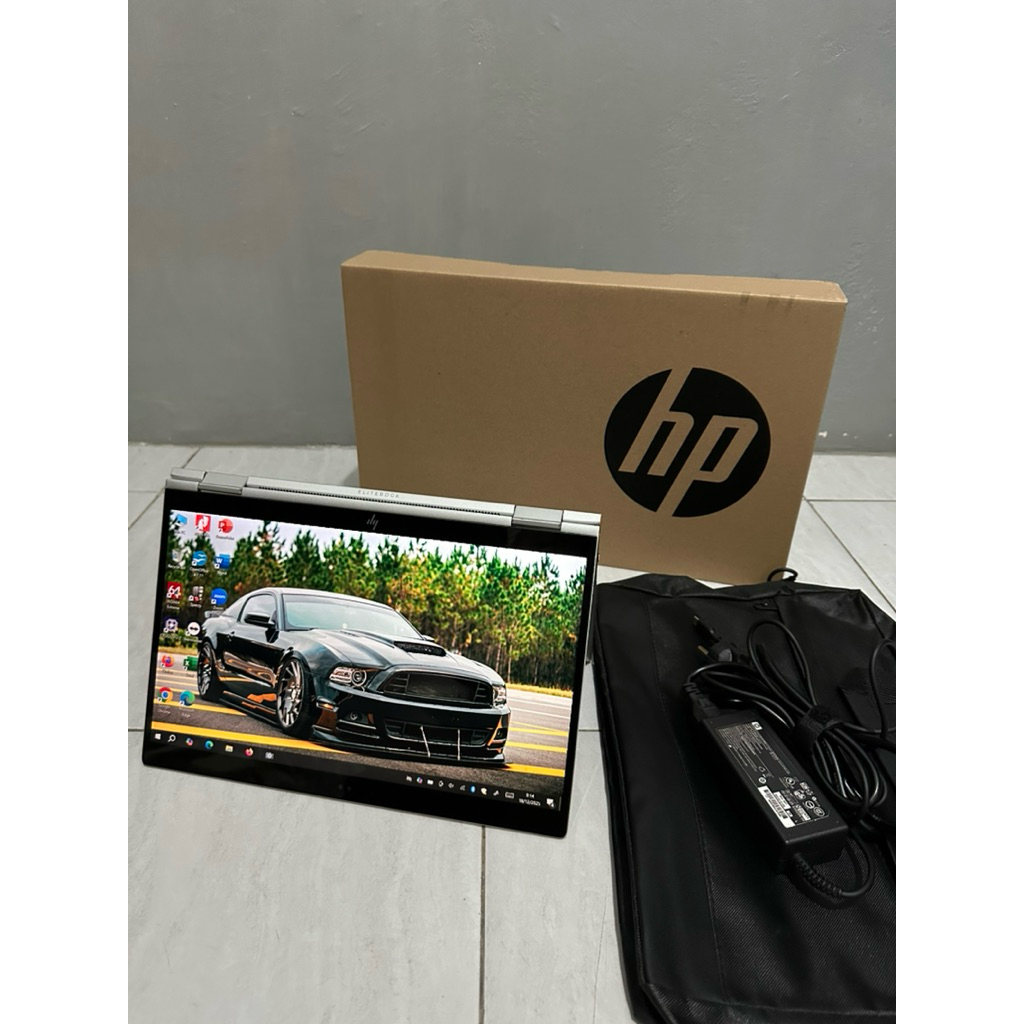 Laptop Hp Elitebook X360 Touchscreen Lipat 360° Intel Core i5 Gen 8 8/256GB SSD Mulus Noken