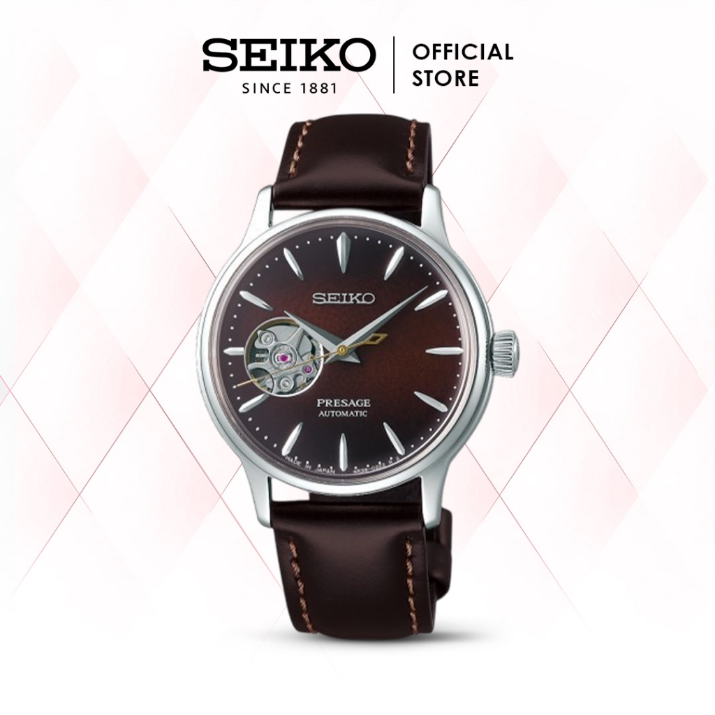 Jam Tangan Wanita Seiko Presage Cocktail Time Automatic Kulit SSA783J1