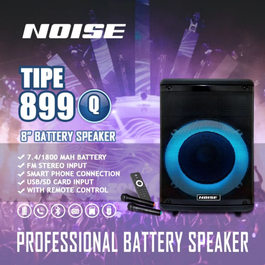 Noise Speaker Portable 8 inch 899 Q Bluetooth Original Speaker Noise 8" 899 Q Speaker Portable 8 inc