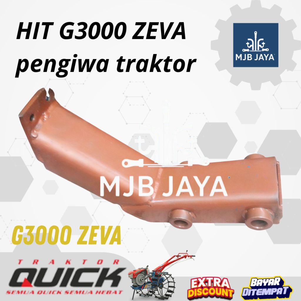 Hit zeva G3000 pengiwa traktor sambungan singkal tebal 8mm as 27 berkualitas