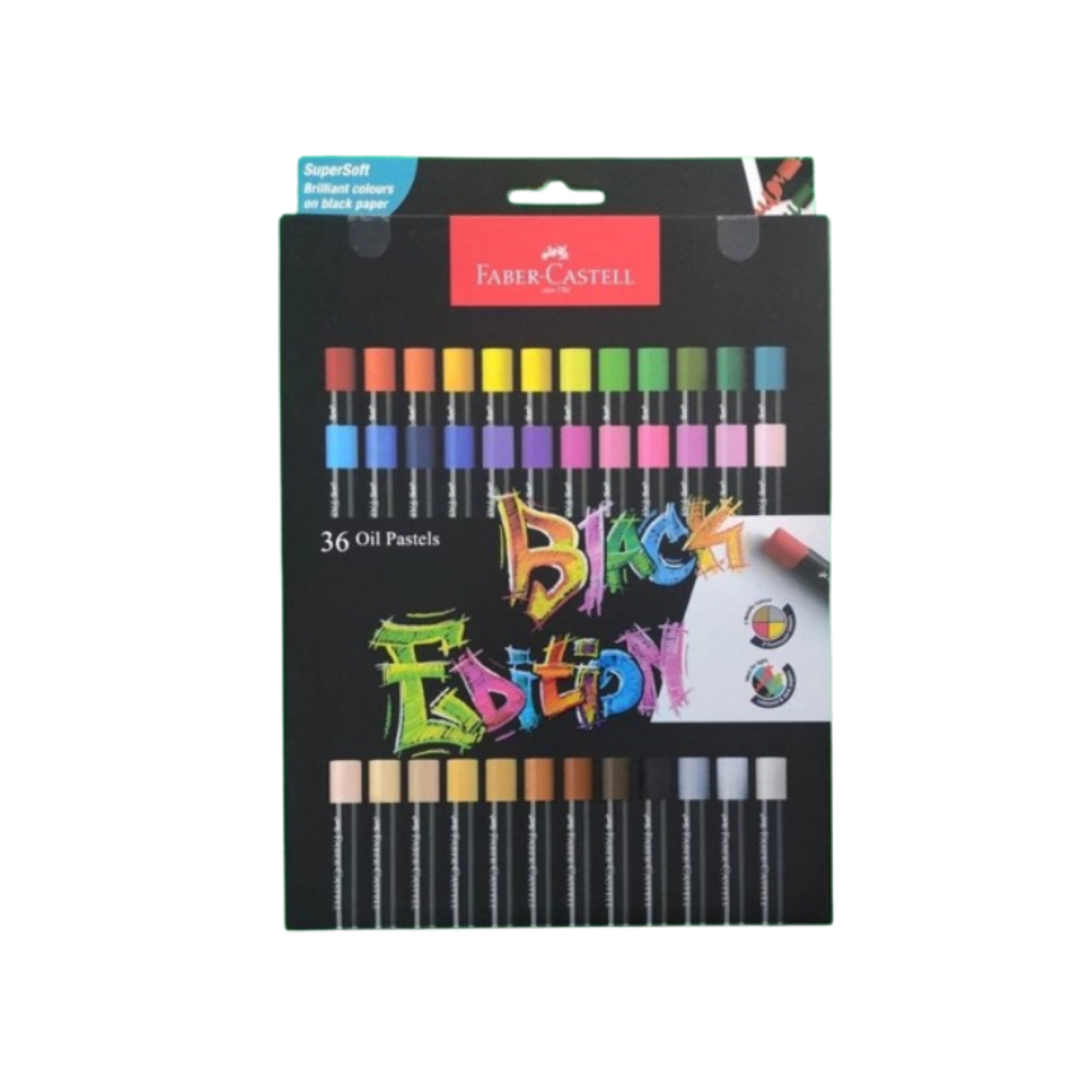 Faber Castell Black Edition Oil Pastel - 36Warna / Oil Pastel / Crayon / Faber Castell