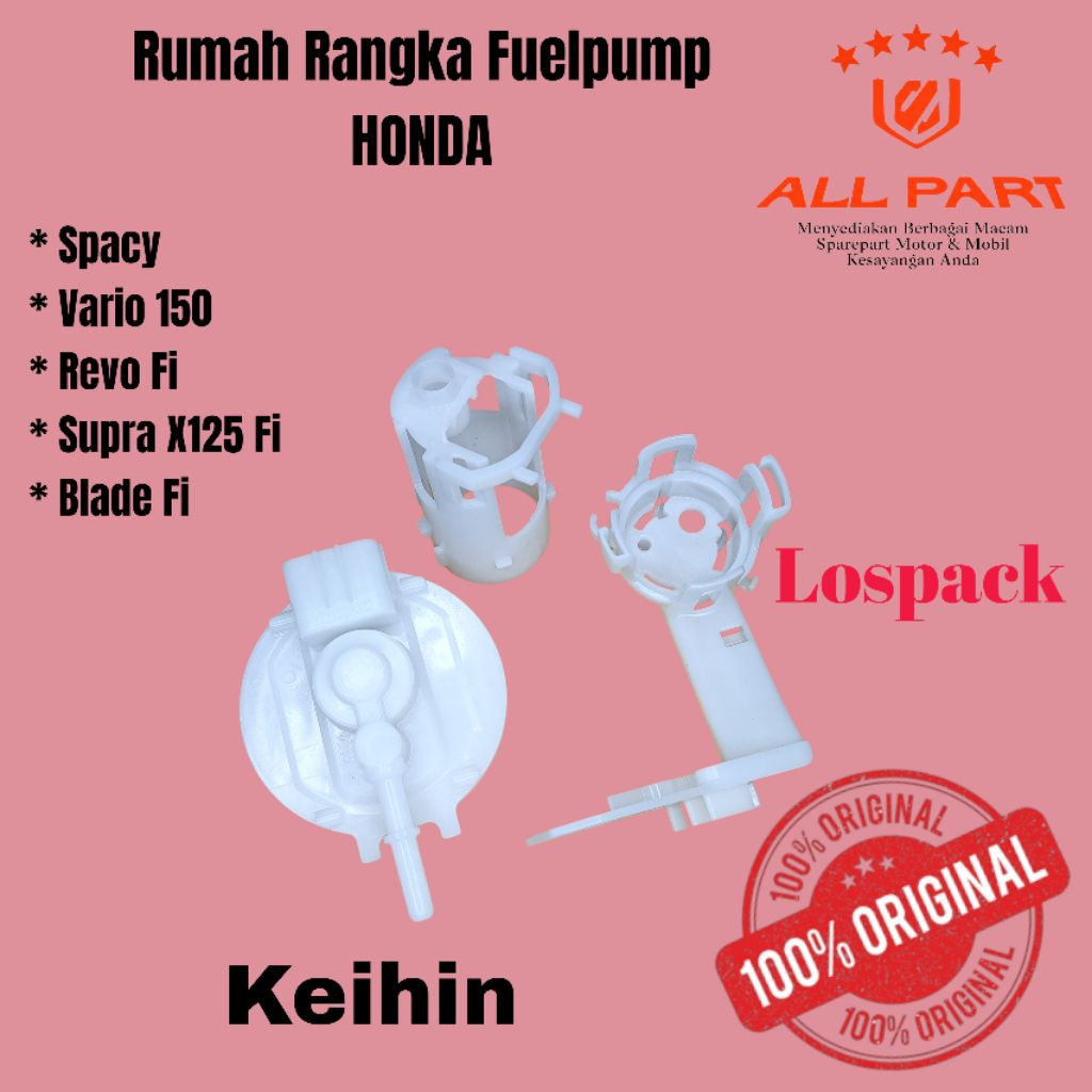 ( ORIGINAL) Rumah rotak rangka fuelpump honda spacy revo fi vario 150 blade fi supra 125fi KEIHIN