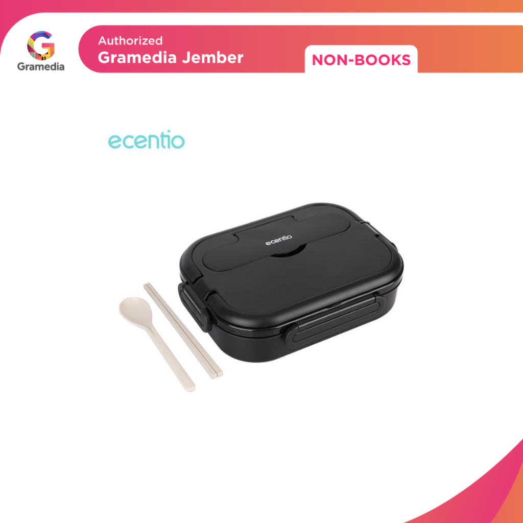 Ecentio 304 Stainless Steel Lunch Box With Soup Bowl - Gramedia Jember