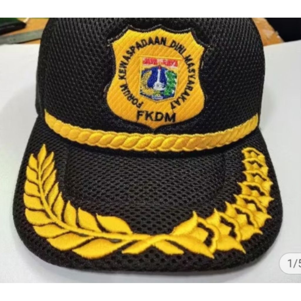 topi jaring/pilkep FKDM(bisa bordir nama)