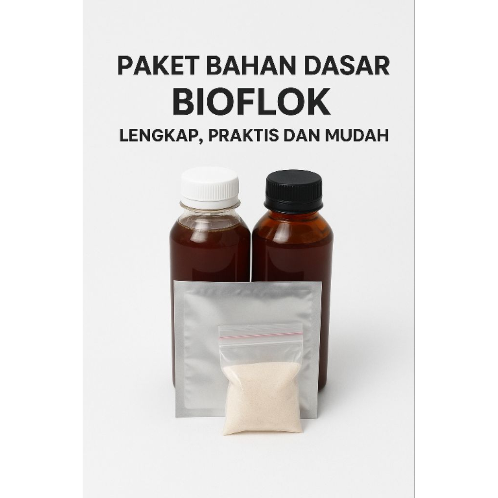 Bioflok Nila Paket Bioflok Probiotik Molase Dolomit