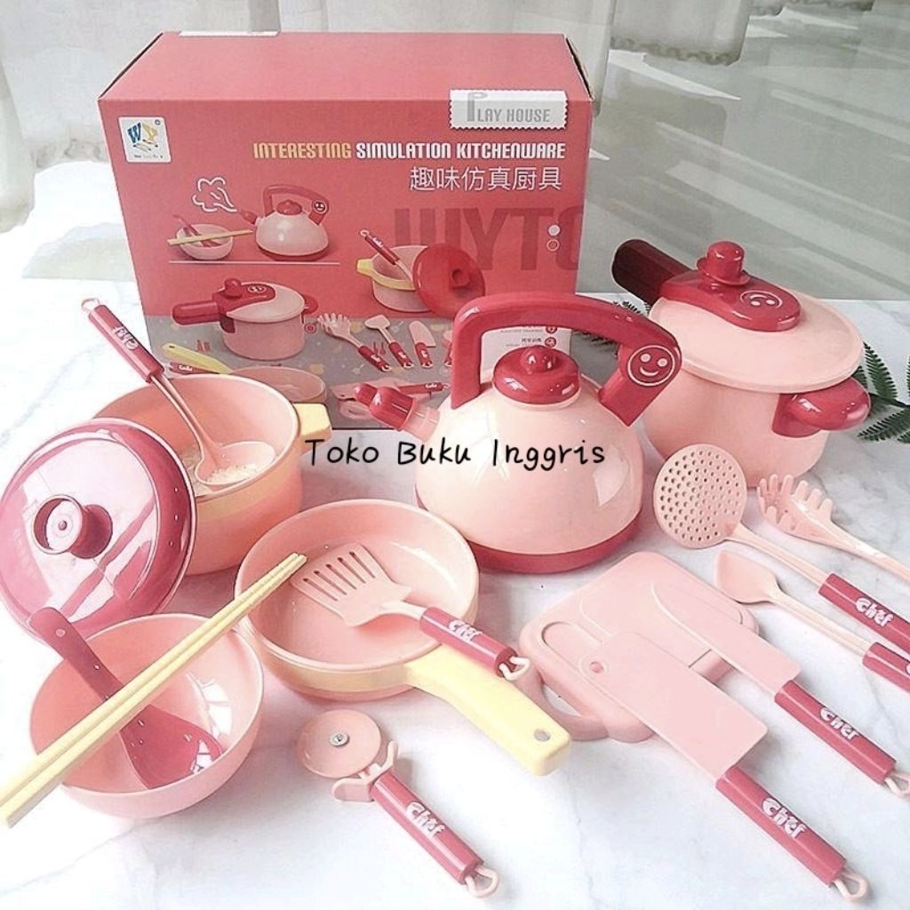 Mainan dapur anak (kitchen set)