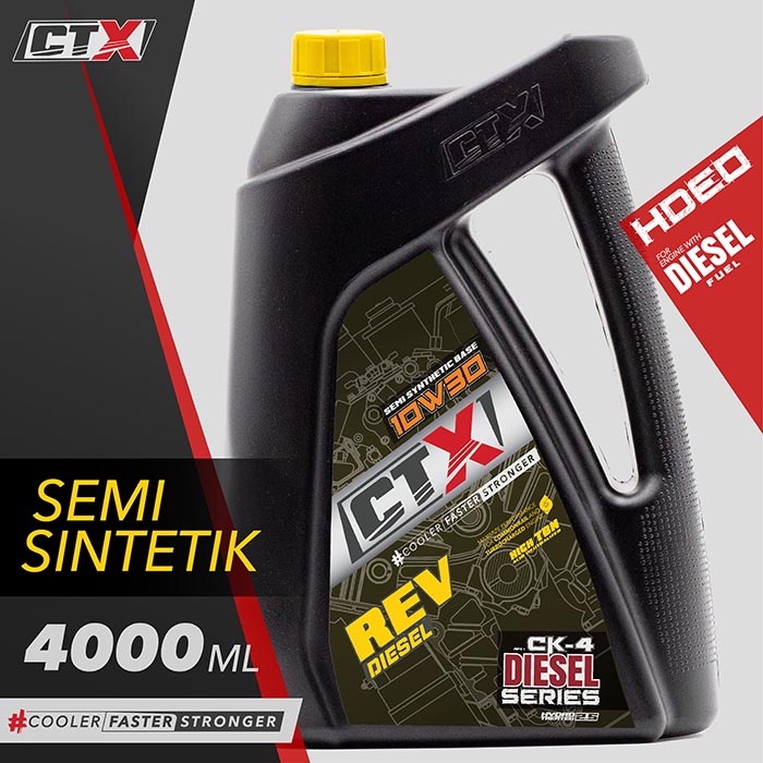 CTX Rev Diesel CK-4 - Oli Diesel Semi Sintetik - 10w30 / 10w40 (4L)