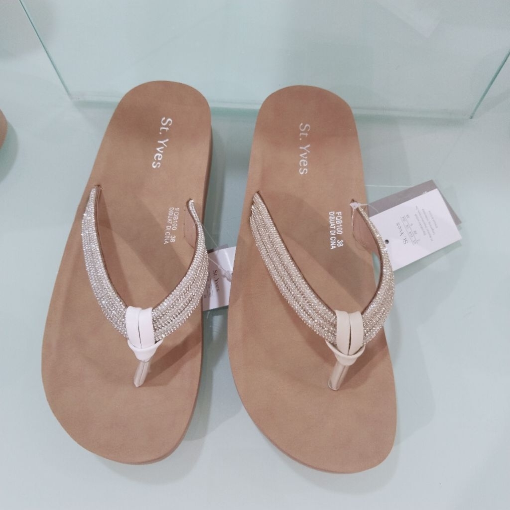 FQB100/Sandal jepit wanita dari brand styves original brand matahari