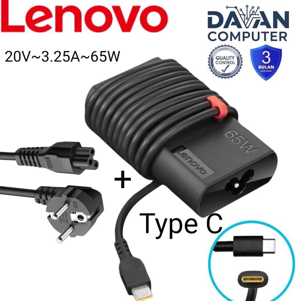 Adaptor Charger  Lenovo V320 , ThinkPad A275, ThinkPad 475, ThinkPad E480, ThinkPad E580, ThinkPad L