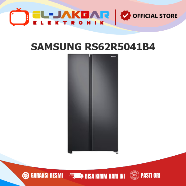 SAMSUNG RS62R5041B4/SE Kulkas 2 Pintu Side By Side 700L Always Fresh Food RS62R5041B4