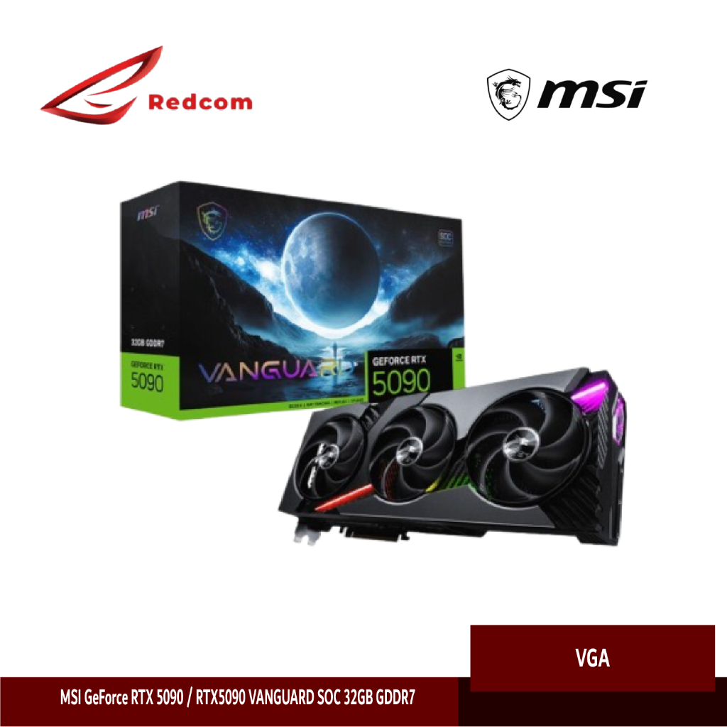 VGA MSI GeForce RTX 5090 / RTX5090 VANGUARD SOC 32GB GDDR7