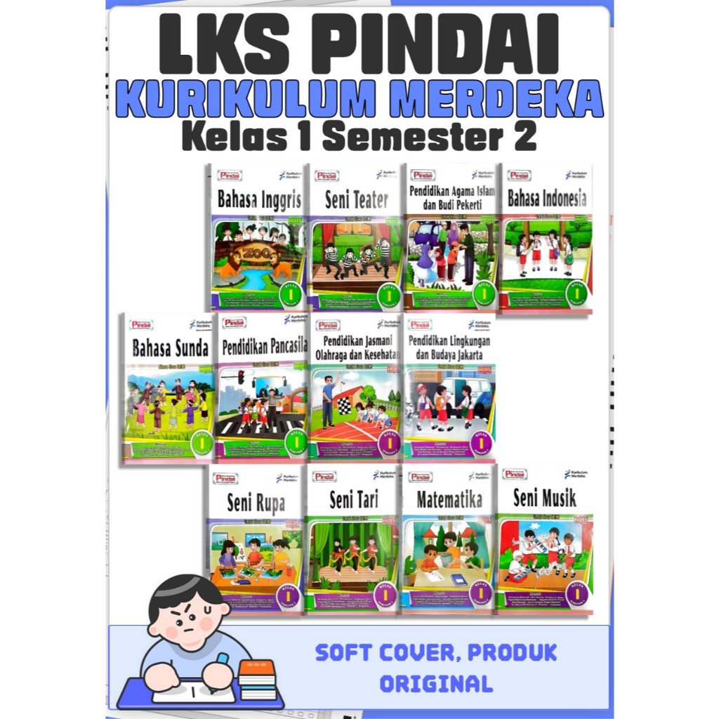 LKS PINDAI KELAS 1 SEMESTER 2 KURIKULUM MERDEKA (ARYA DUTA) (2024)