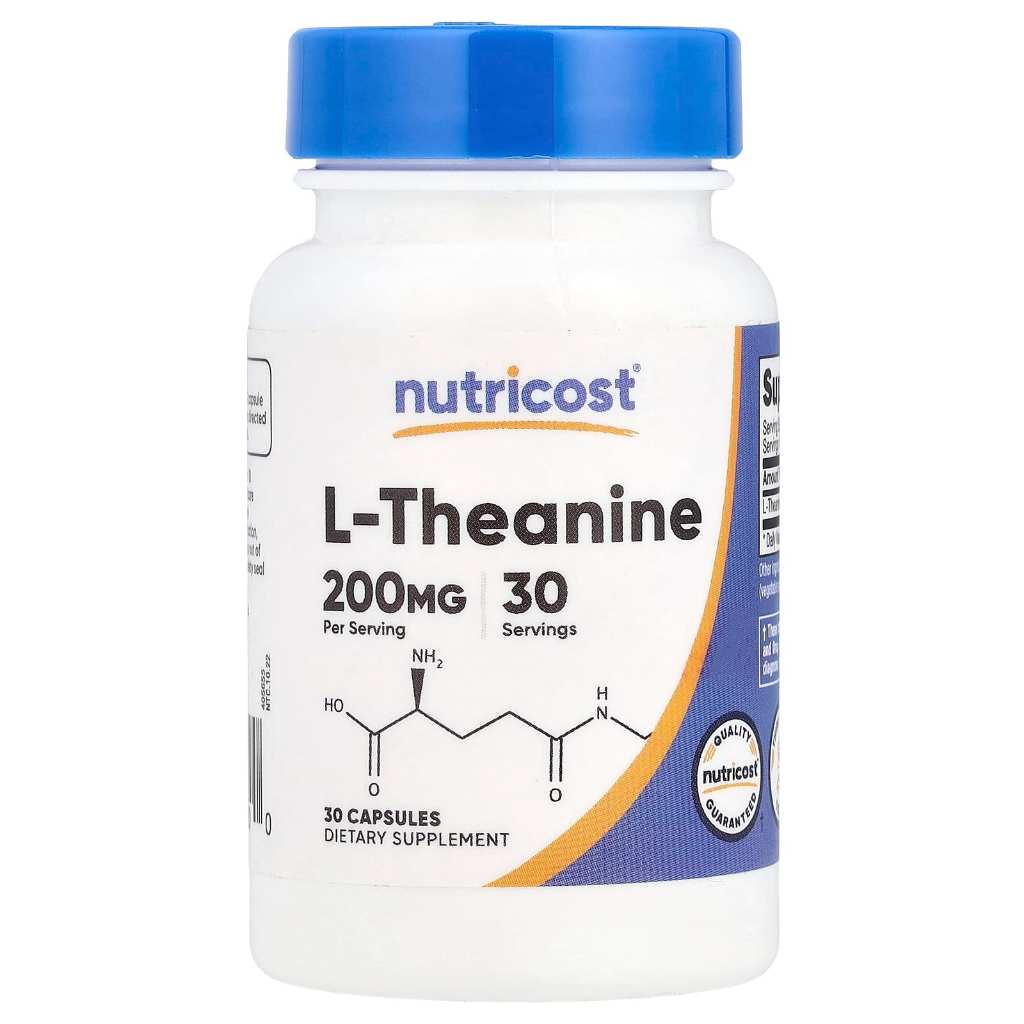 Nutricost L-Theanine 200 mg 30 Capsules