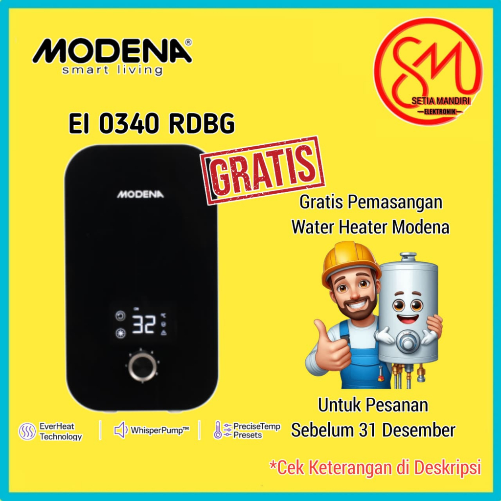 Domo ES 15A3 Pemanas Listrik - Putih