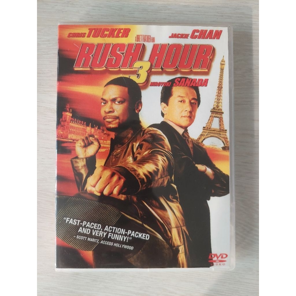 dvd original film action rush hour 3 jackie chan chris tucker 2 disc ( baca deksripsi dulu)