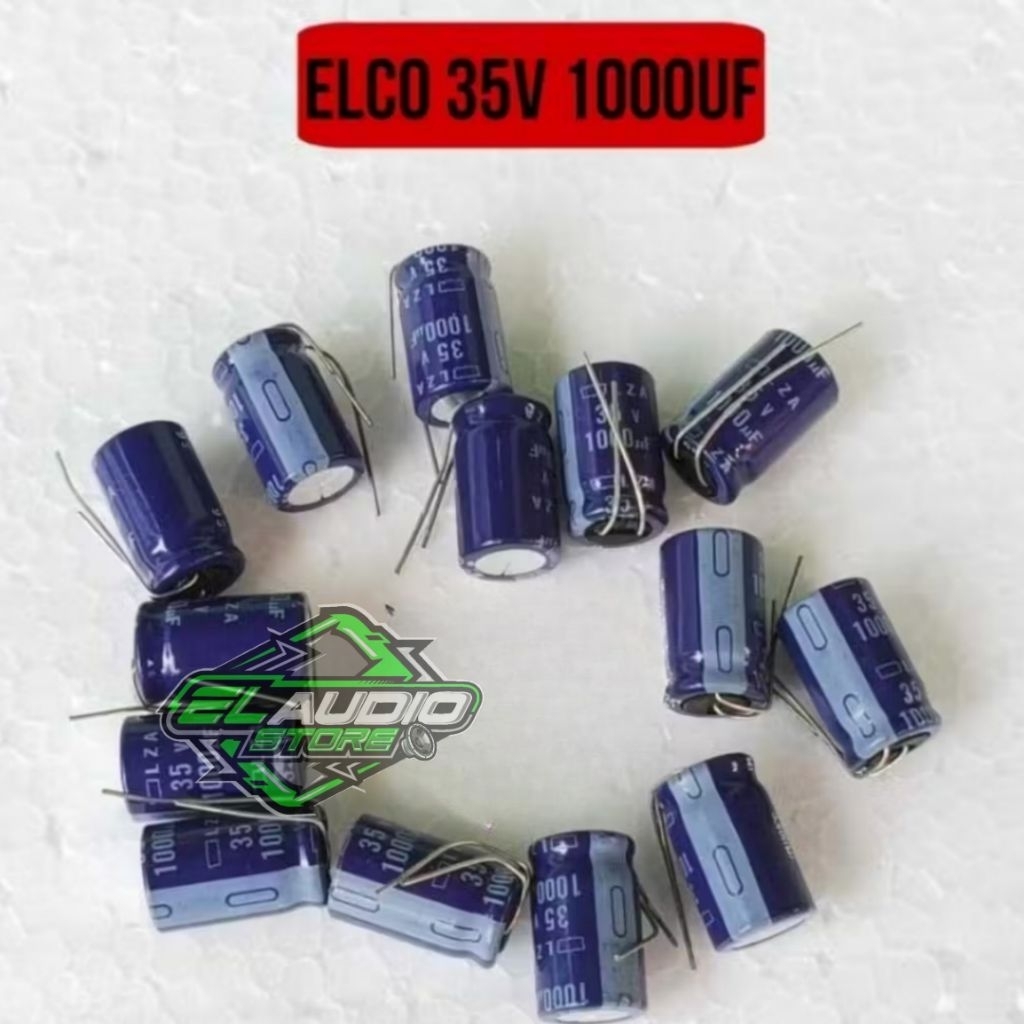 Elco Kapasitor 35v 1000uf Elko Capasitor Kualitas Bagus