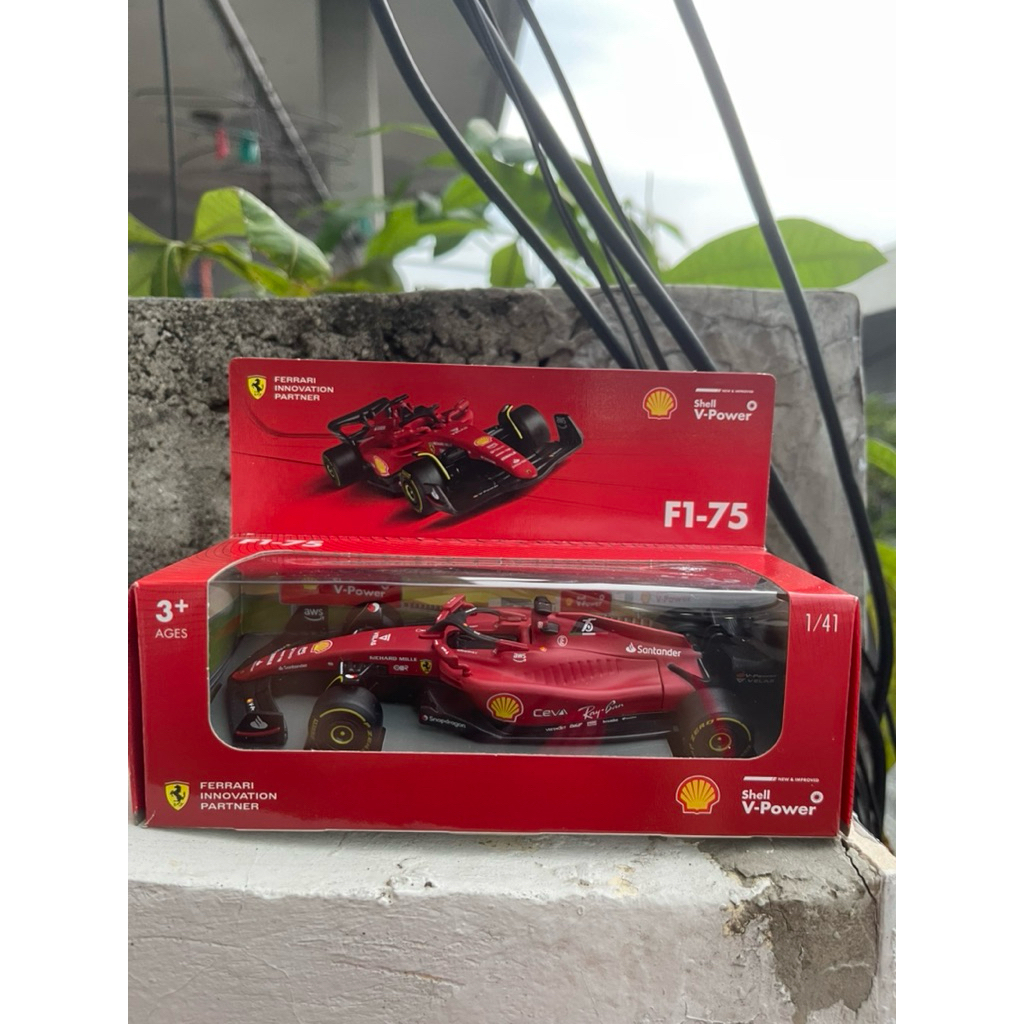 Ferrari F1-75 Diecast Shell Burago