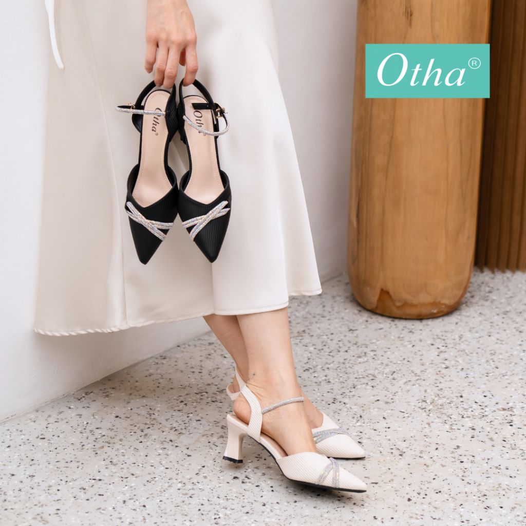 Otha Shoes H1237 OHD - Sepatu Heels Wanita Tinggi Hak 6 cm