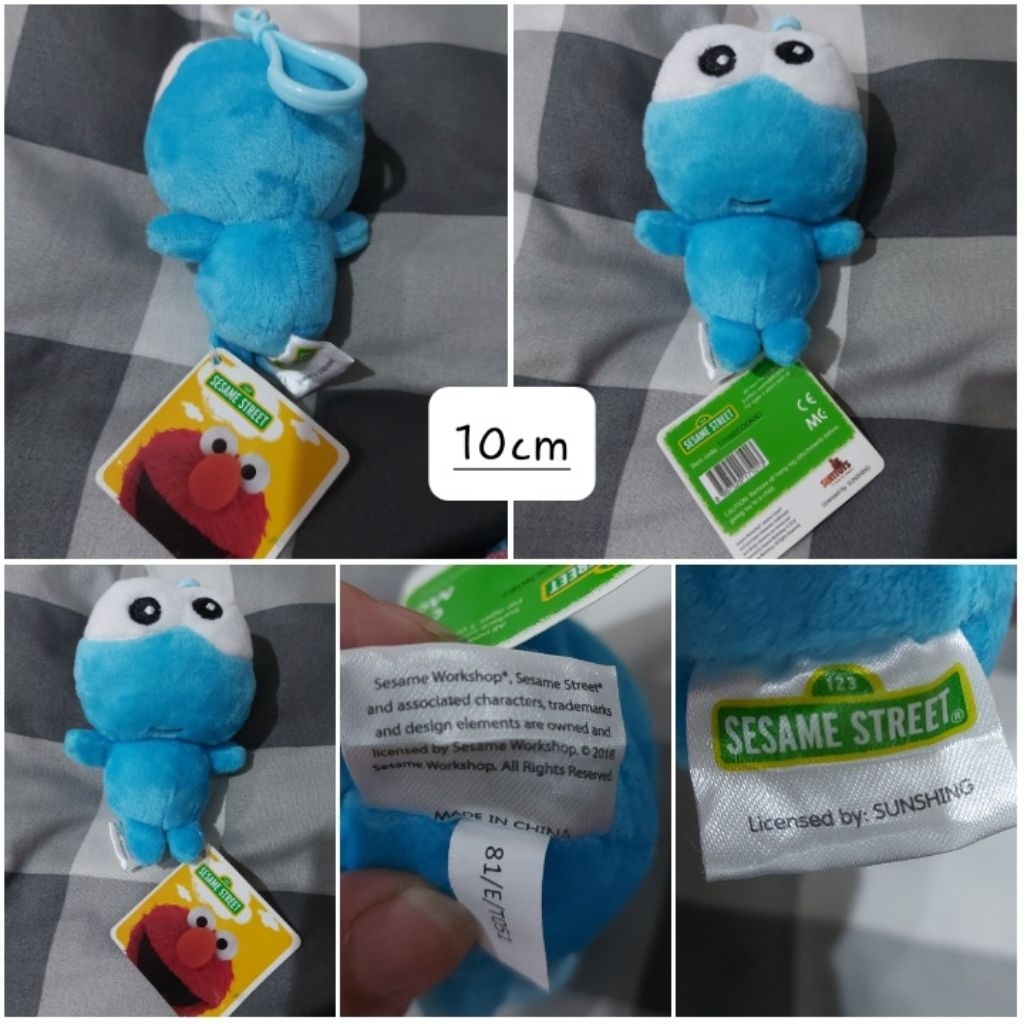 gantungan kunci sesame street original