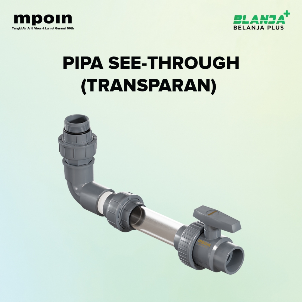 Pipa Transparan Mpoin Drain - Pipa See Through 1 Inch MPOIN DRAIN