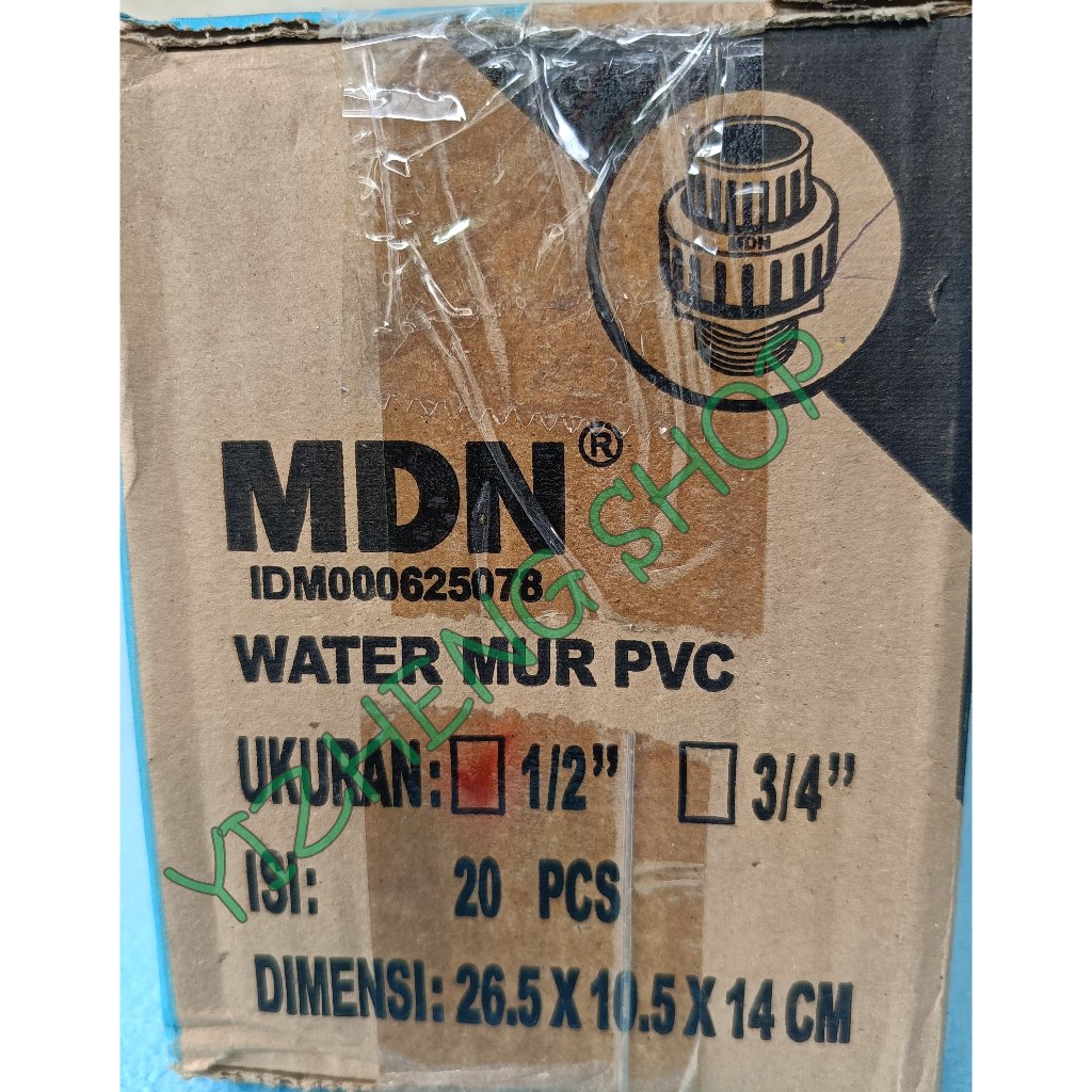 WATERMOOR/WATERMUR DRAT POMPA PVC 1/2 INCH MDN HARGA 1 KARDUS
