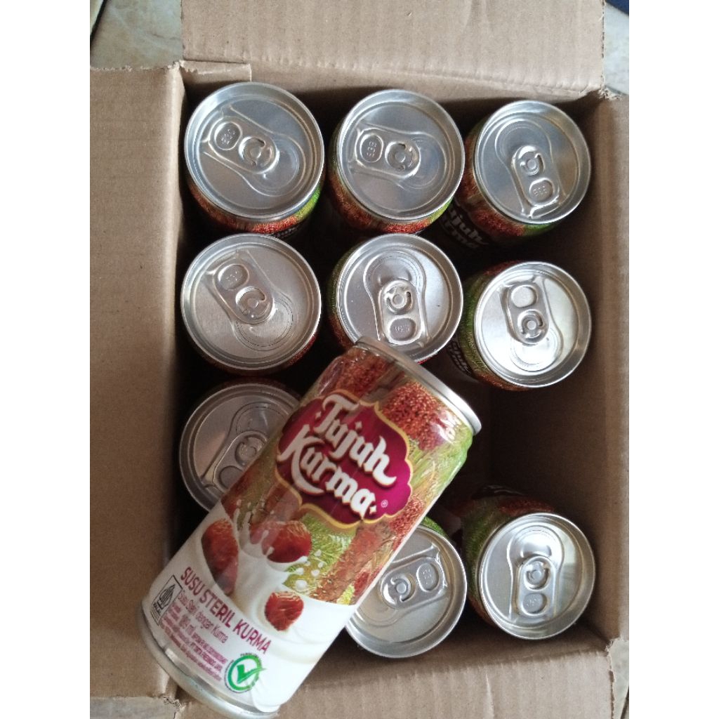 (DUS) TUJUH KURMA SUSU STERIL/TUJUH KURMA 189ml