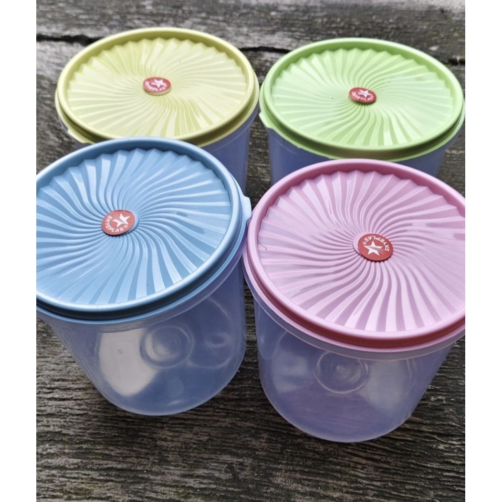 PAKET HEMAT 6pcs Sealware 3liter Skyeplas/Toples Kerupuk 3Liter/Toples kue Kacang dan Kerupuk siap