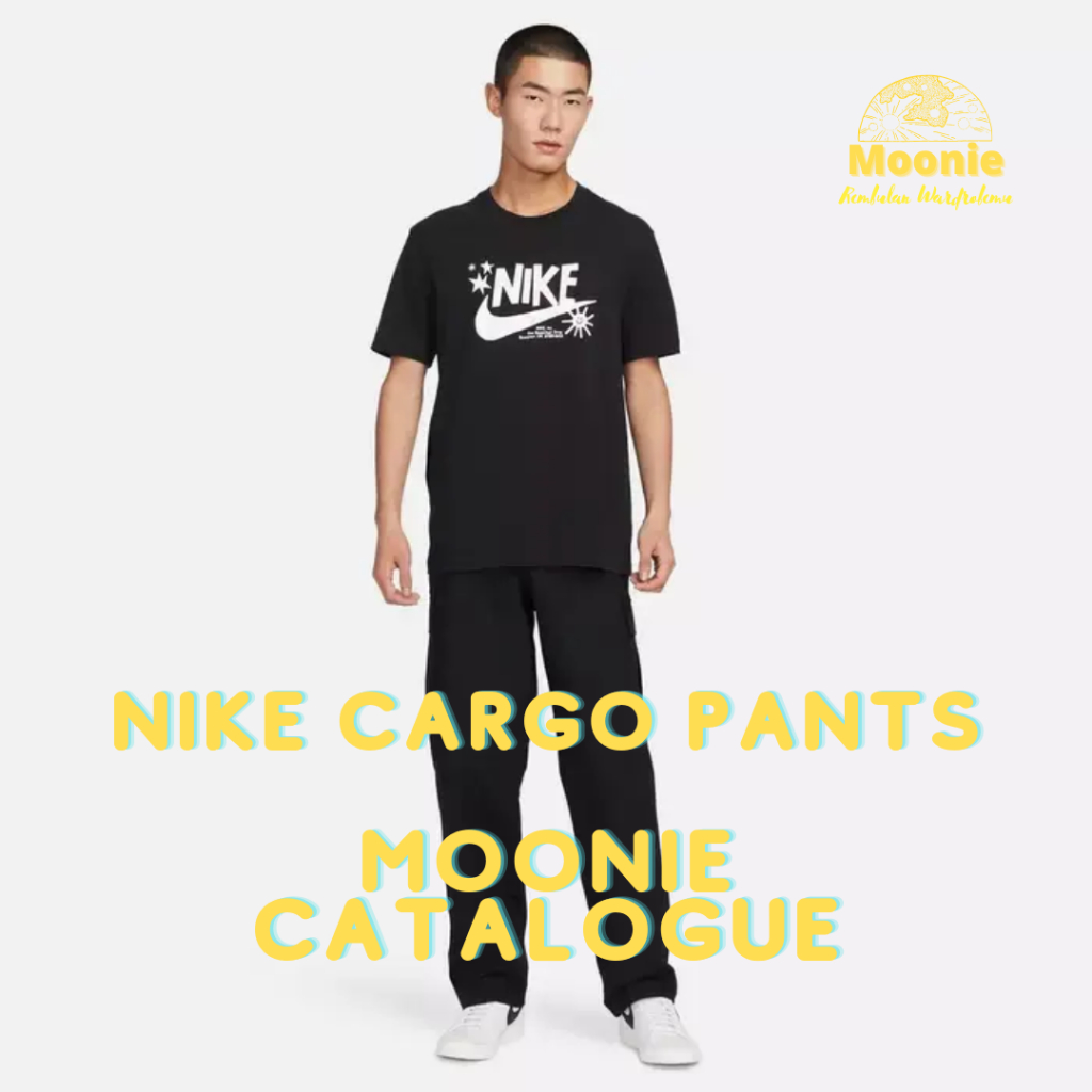 Nike Club Cargo Pants Black Brand New Original Guarantee